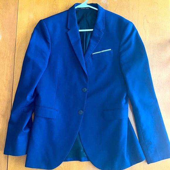 Zara Suits & Blazers Zara Men Blazer Blue Sz Us 4 Poshmark